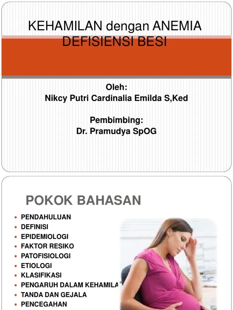 Kehamilan dengan anemia defisiensi besi.ppt