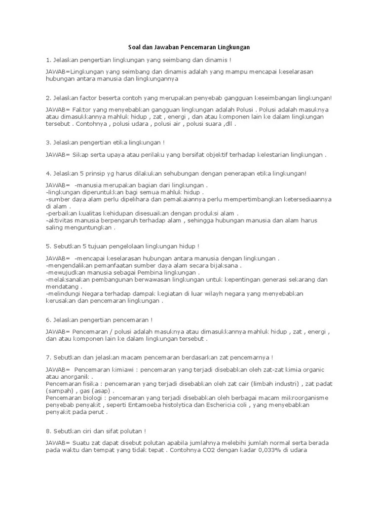 Sebutkan Faktor Faktor Yang Menyebabkan Kerusakan Tanah - Sebutkan Mendetail