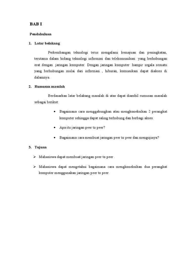 Makalah Jaringan Peer To Peer | PDF