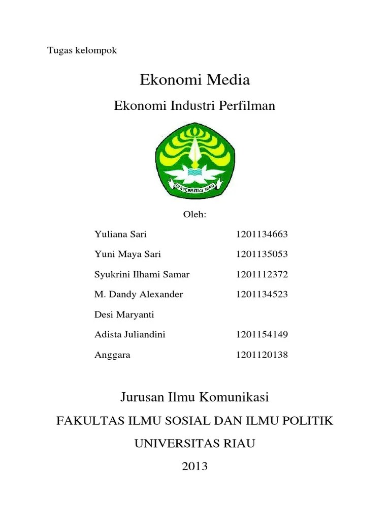 Makalah Ekonomi Media