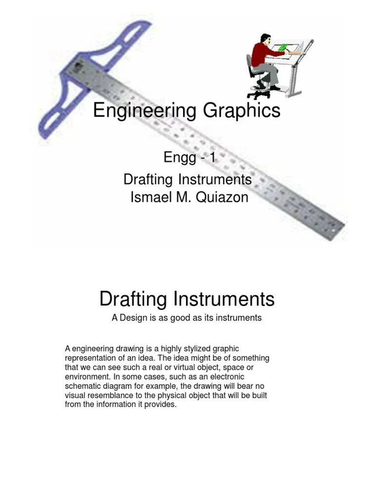 Engineering Drawing Drafting Instruments Lesson 2 Technical Drawing Triangle