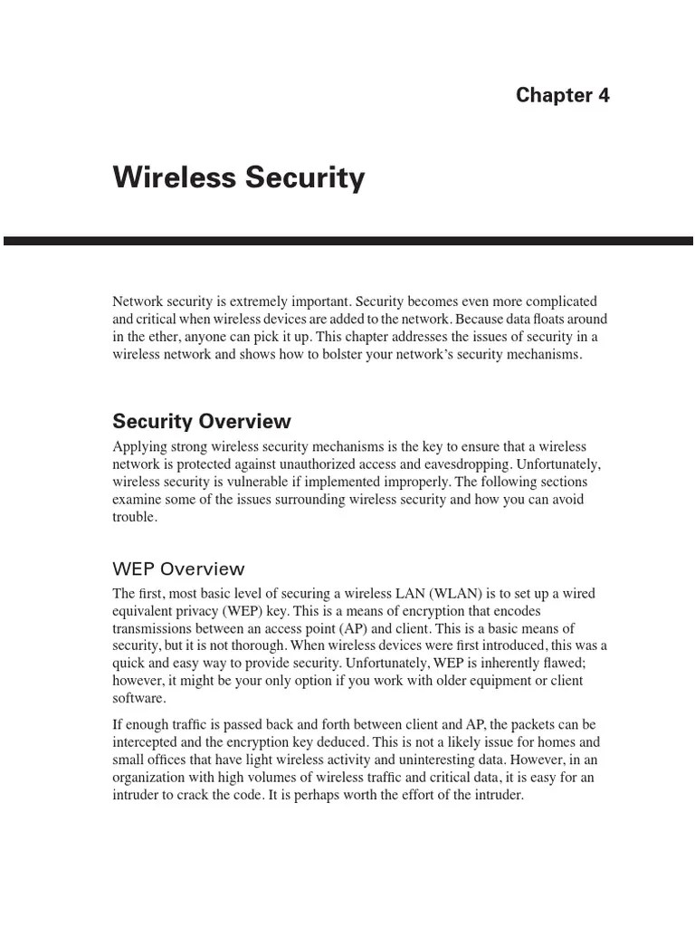 Wireless Security.pdf Wireless Lan Transport Layer Security