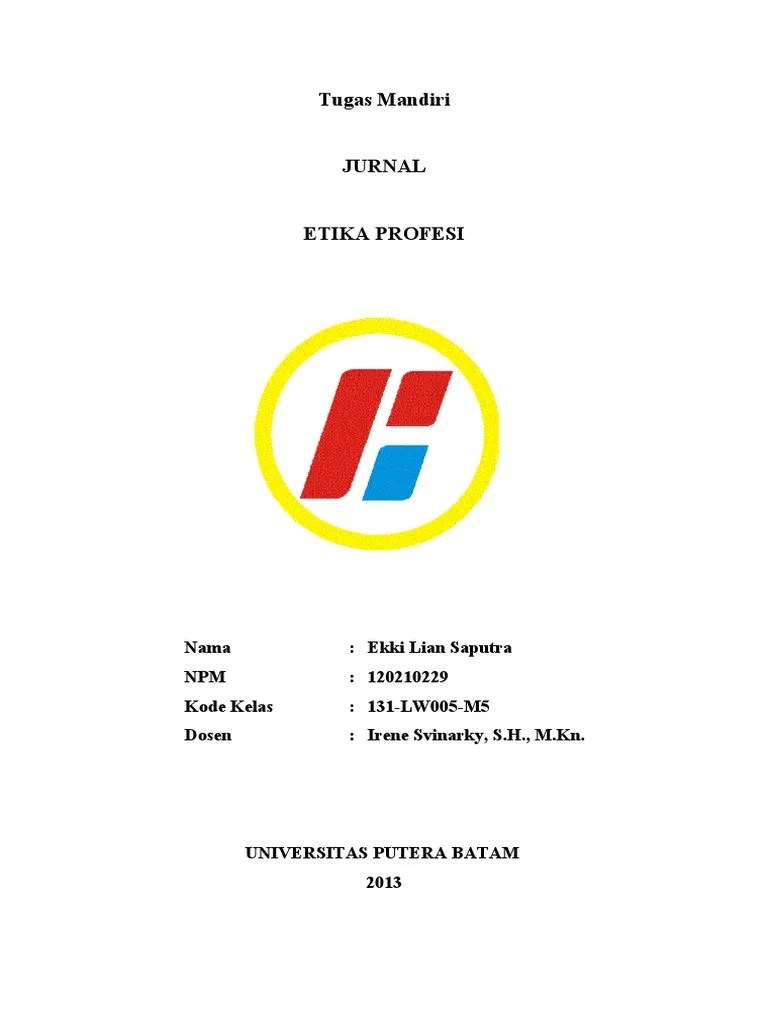 Jurnal Etika Profesi