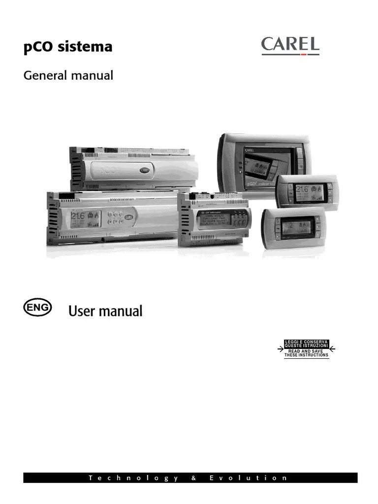 Carel General Manual | PDF | Computer Engineering | Manufactured Goods