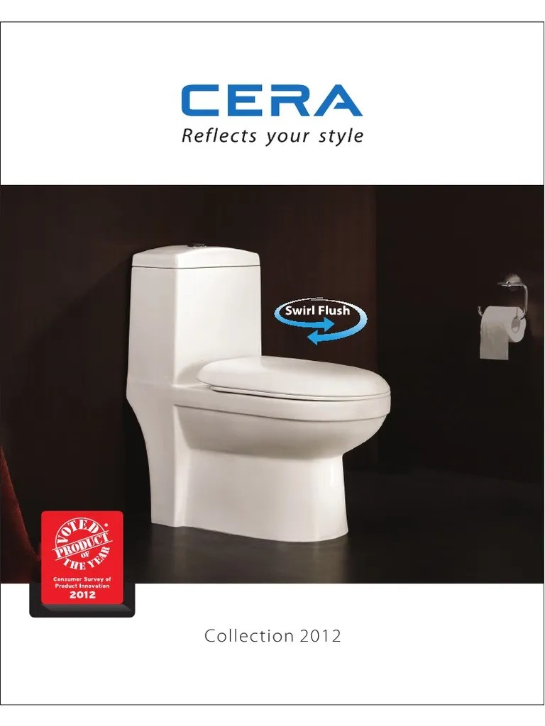 Cera Sanitaryware Catalogue PDF Shower Sink