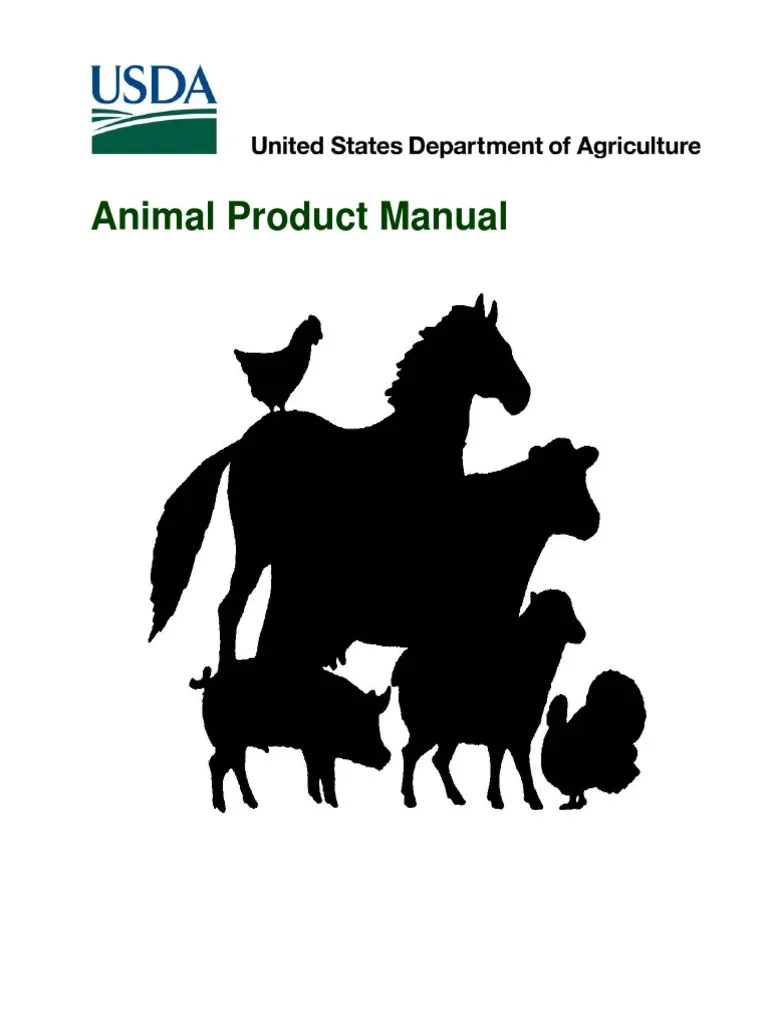 Animal Product Manual USDA PDF Broth Curing (Food Preservation)