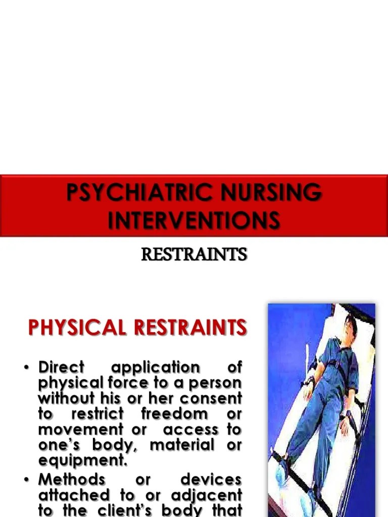 Restraints PDF Physician Nursing