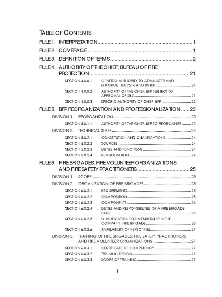 Fire Code of The Philippines 2008 PDF Fire Safety Fires