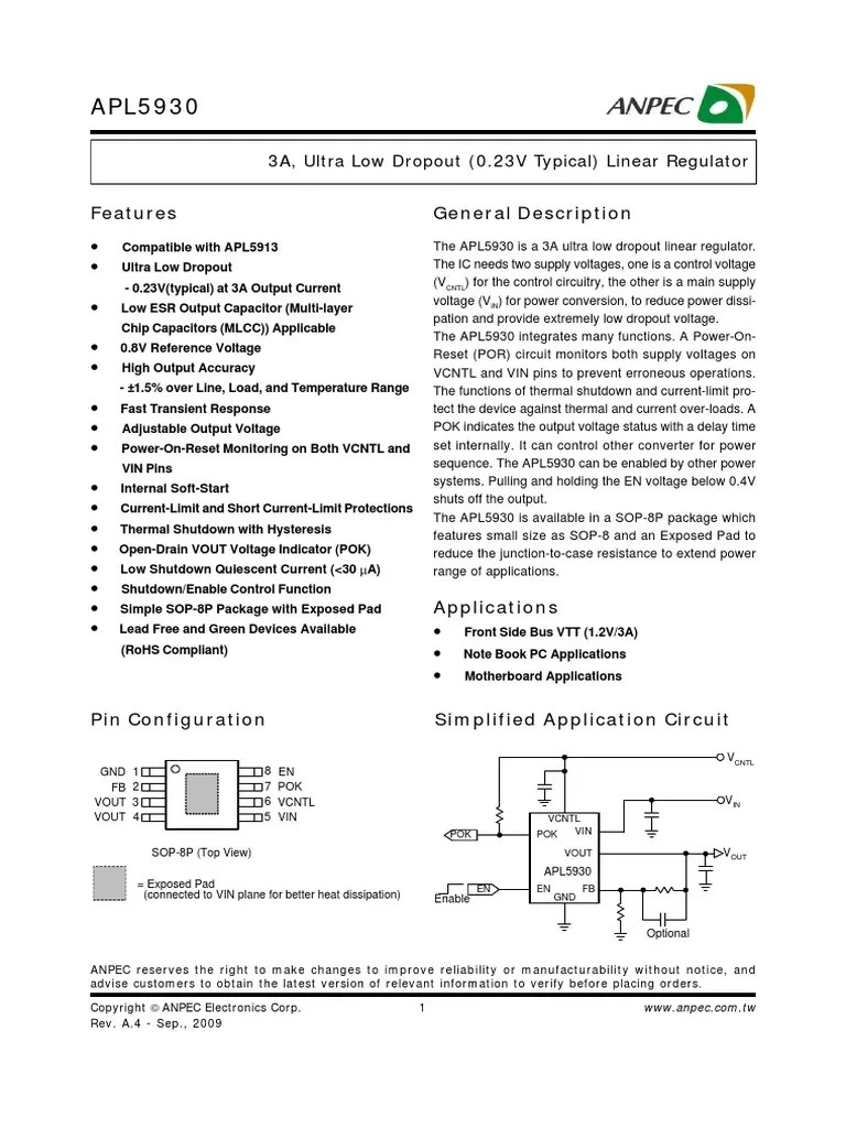 Apl 5930 Capacitor Mosfet Free 30day Trial Scribd