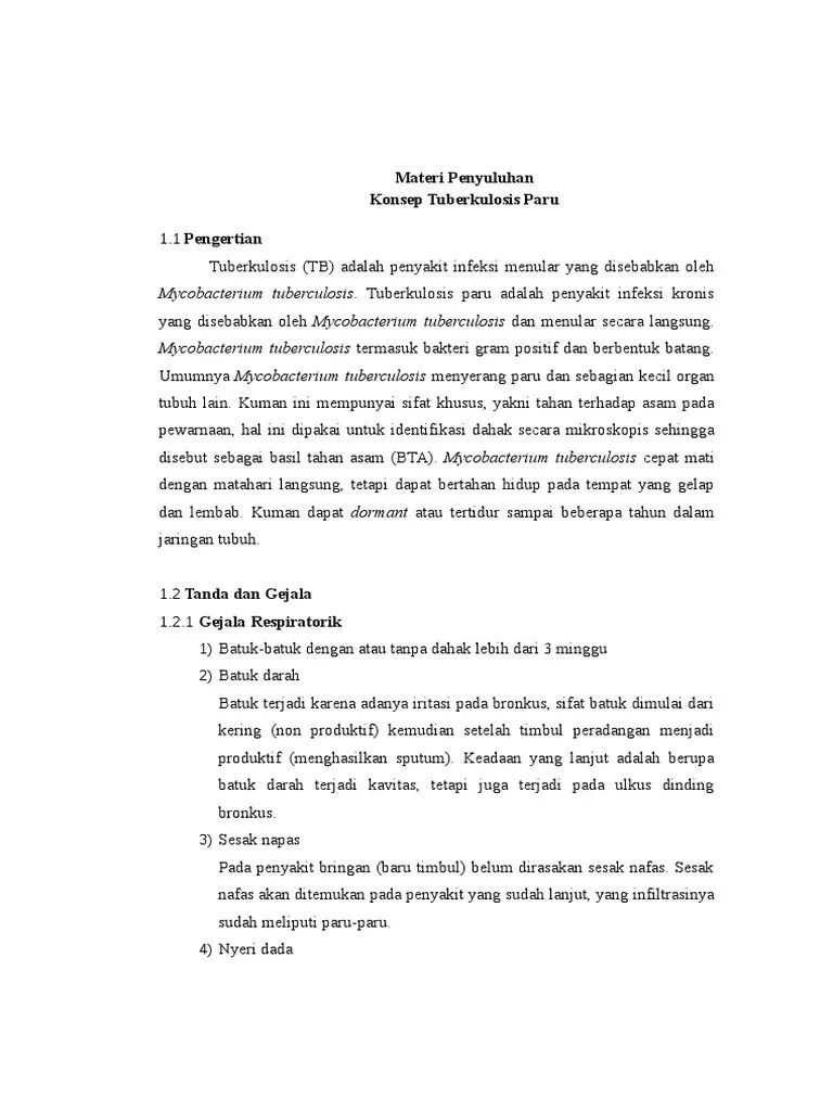 Materi Penyuluhan TB Paru