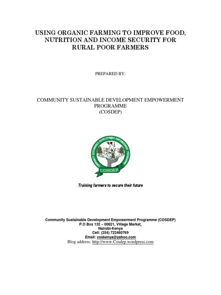 Project Proposal On Organic Farming Organic Farming Agriculture