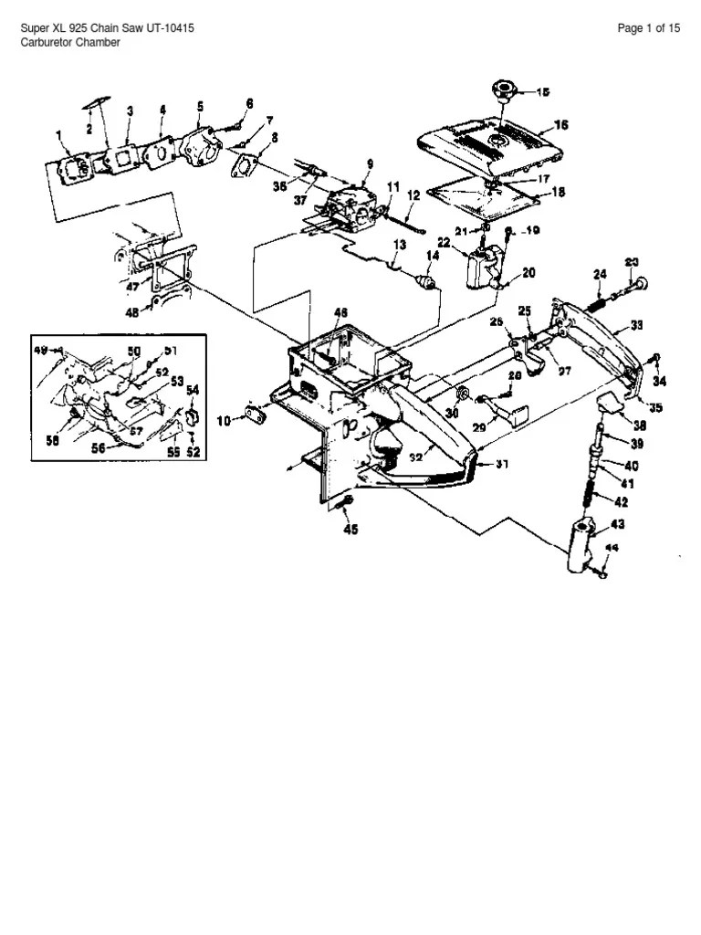 Homelite Super XL Chainsaw Manual Throttle Washer (Hardware)