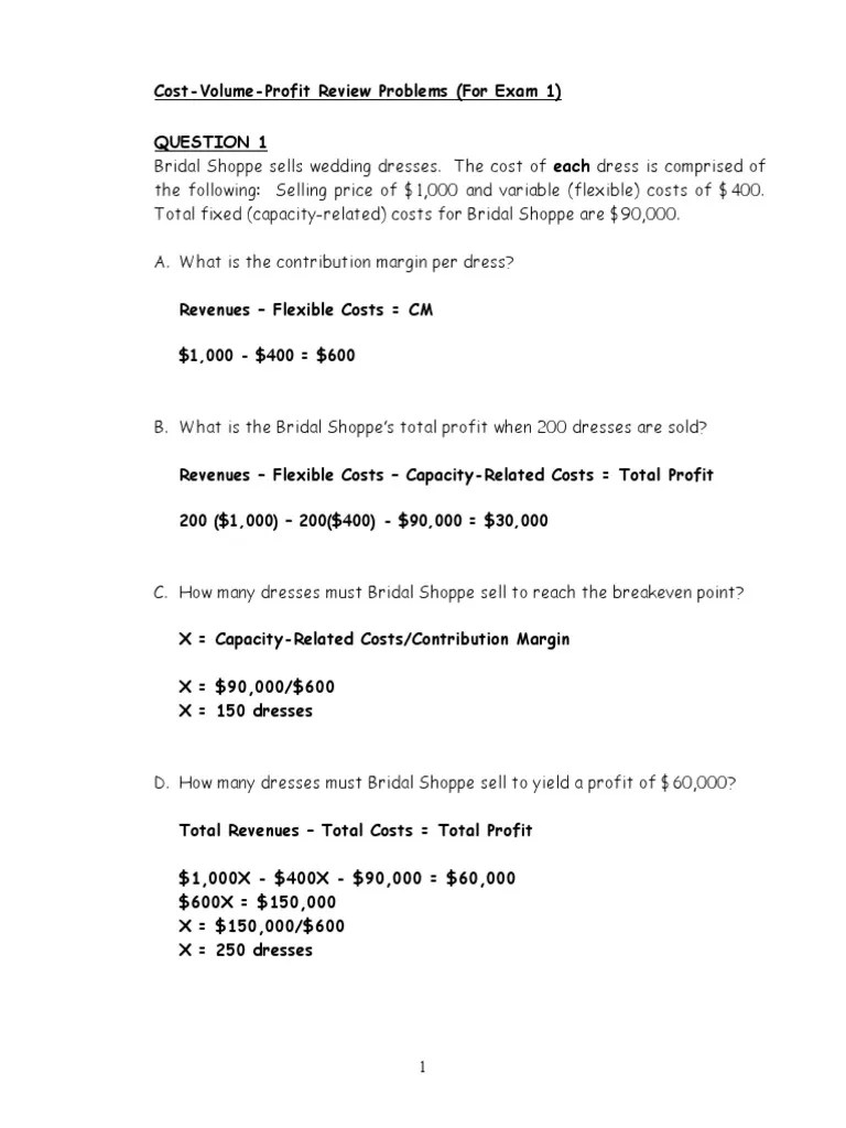 Basic BEP Problems and Solutions