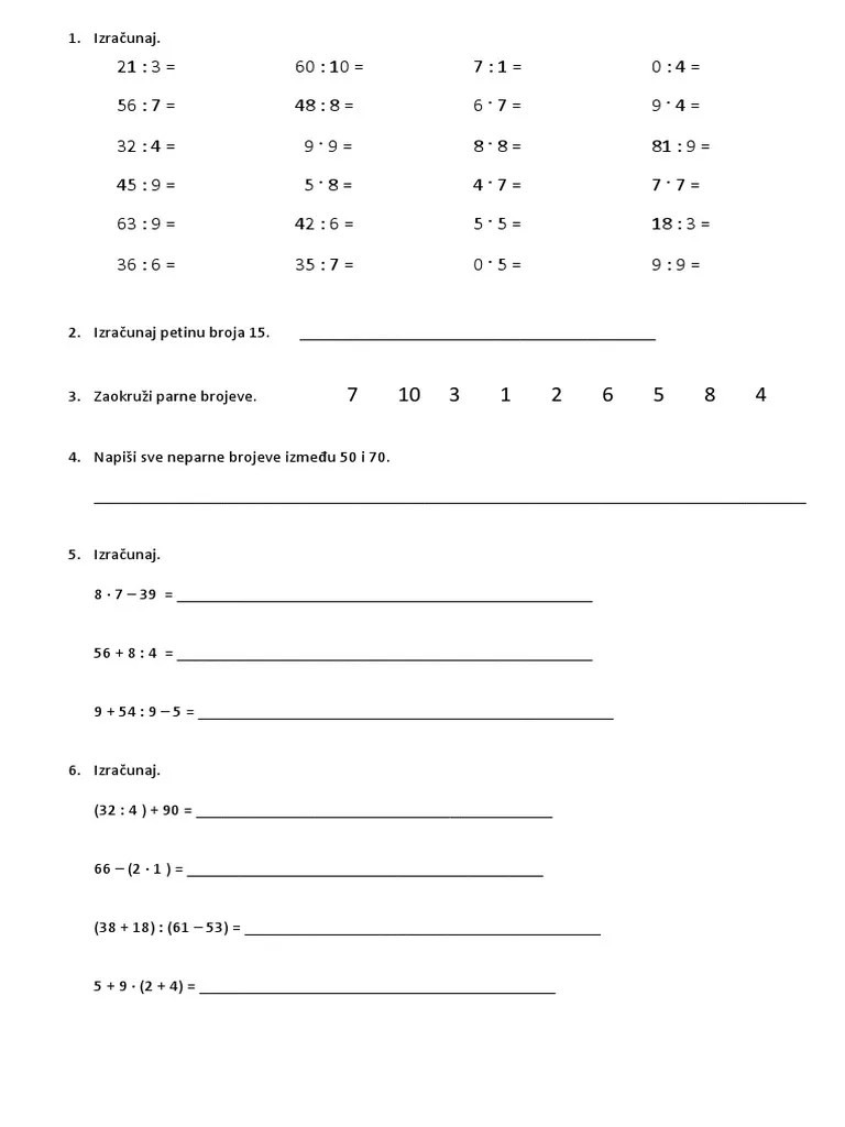 Matematicki Zadaci Za 3 Razred eclests