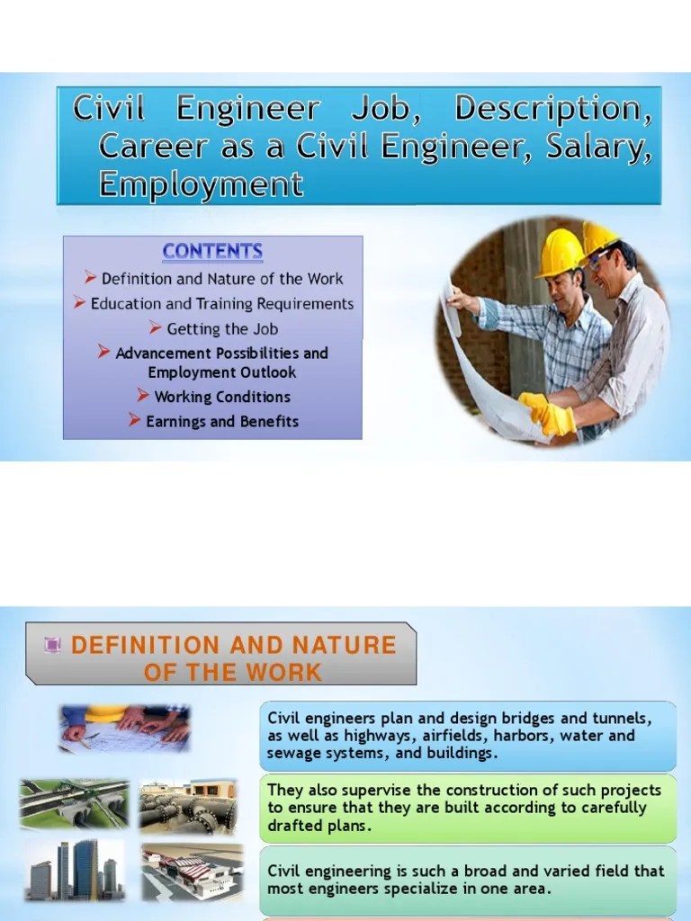 Civil Engineer Definition Examples and Forms