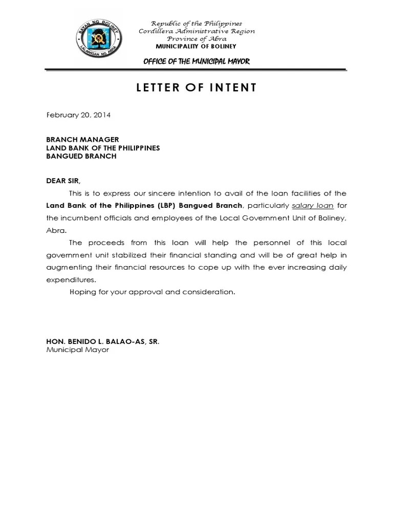 Business Letter Of Intent Printable Template In PDF Word ubicaciondepersonas.cdmx.gob.mx