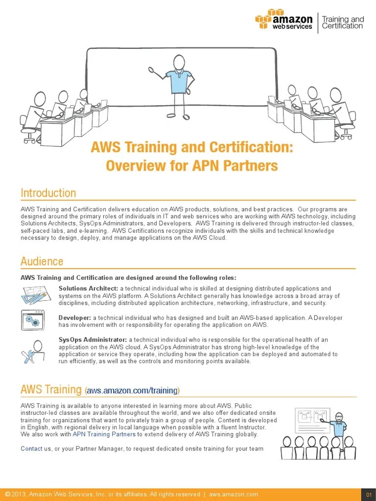 AWS Training & Certification Overview for APN Partners