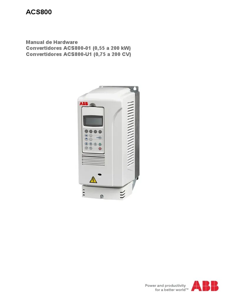 ES ACS80001 Manual de Hardware HW K 27062013 PDF Placa de