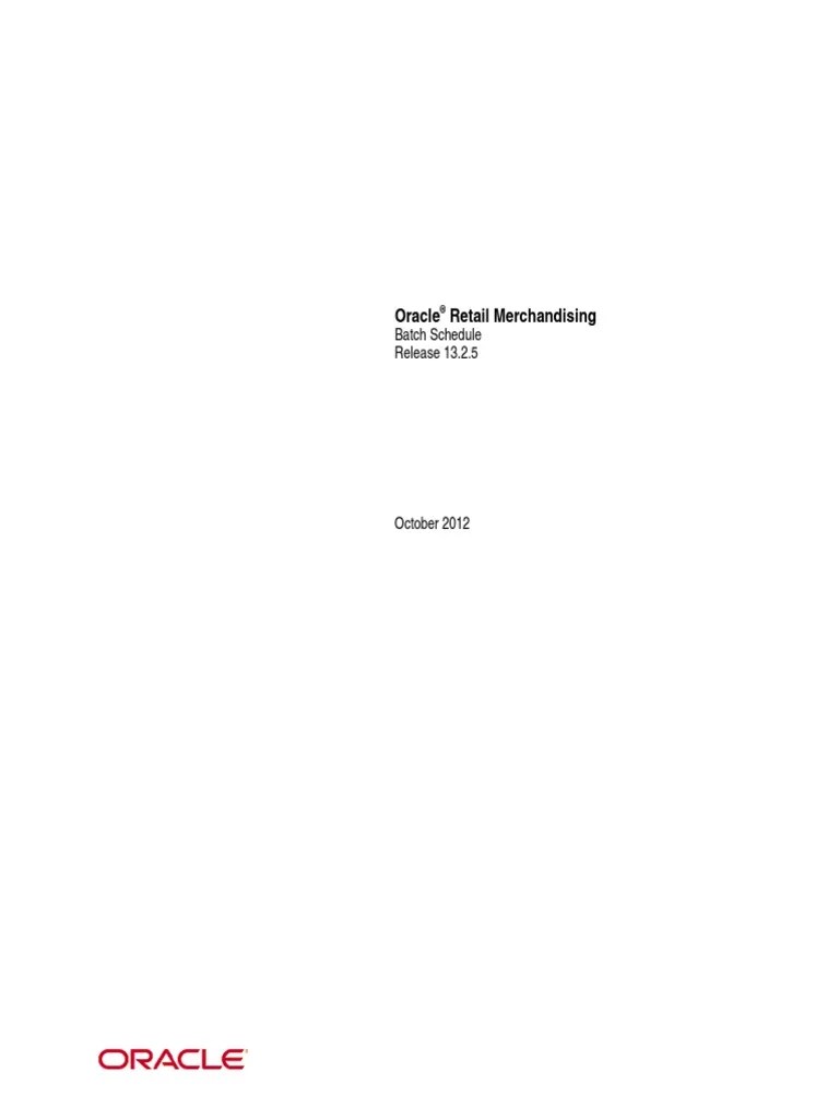 Oracle Merchandising PDF Oracle Database Point Of Sale
