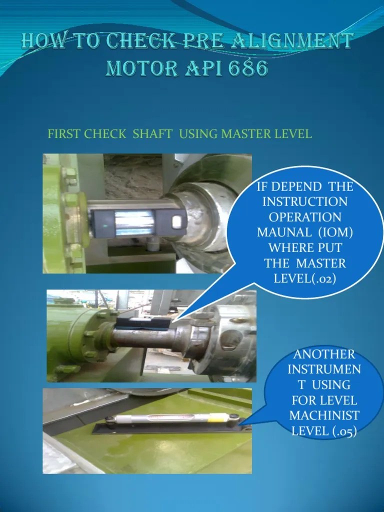How To Check Pre Alignment Motor PDF