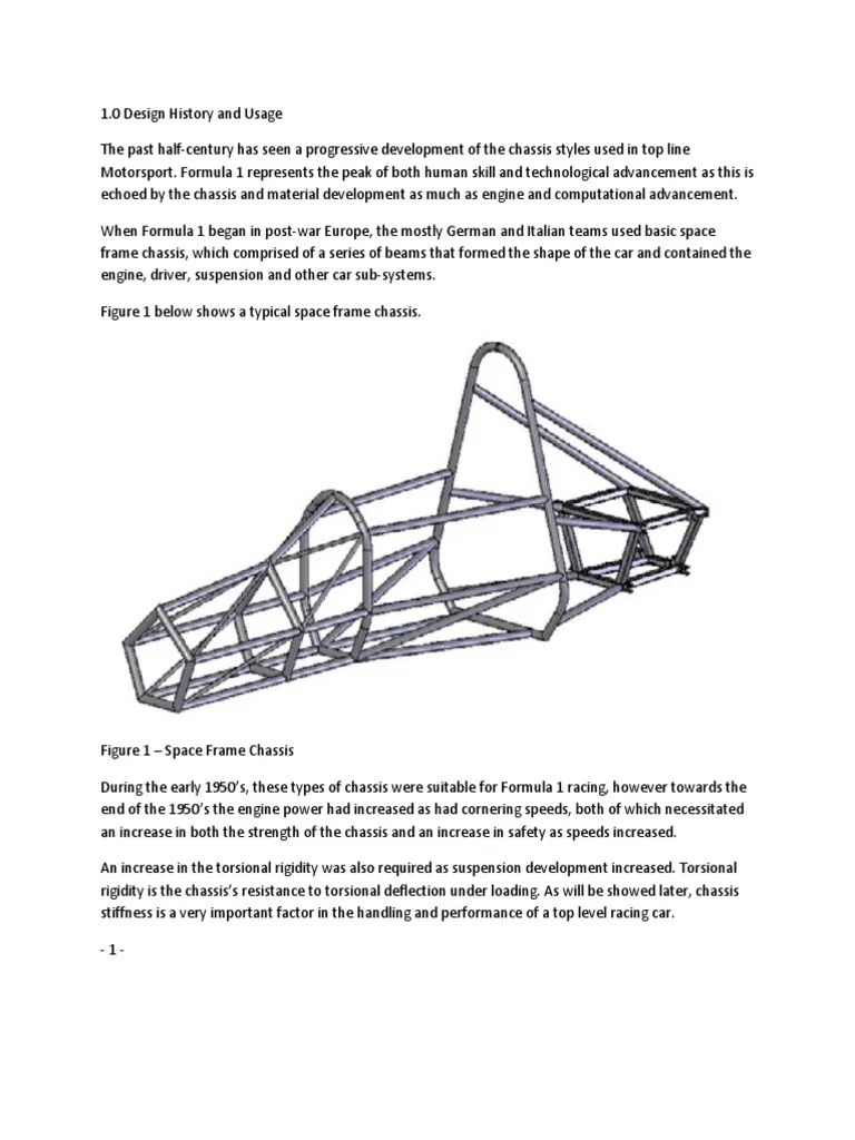 F1 chassis Suspension (Vehicle) Formula One