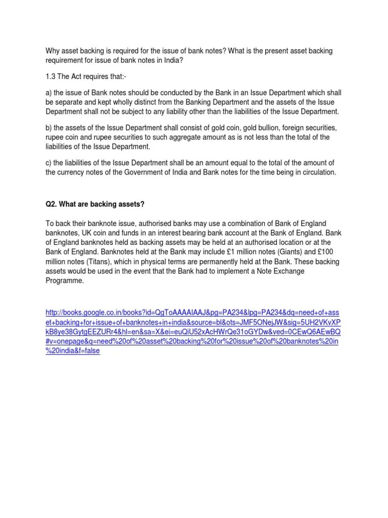 Q2. What Are Backing Assets? PDF