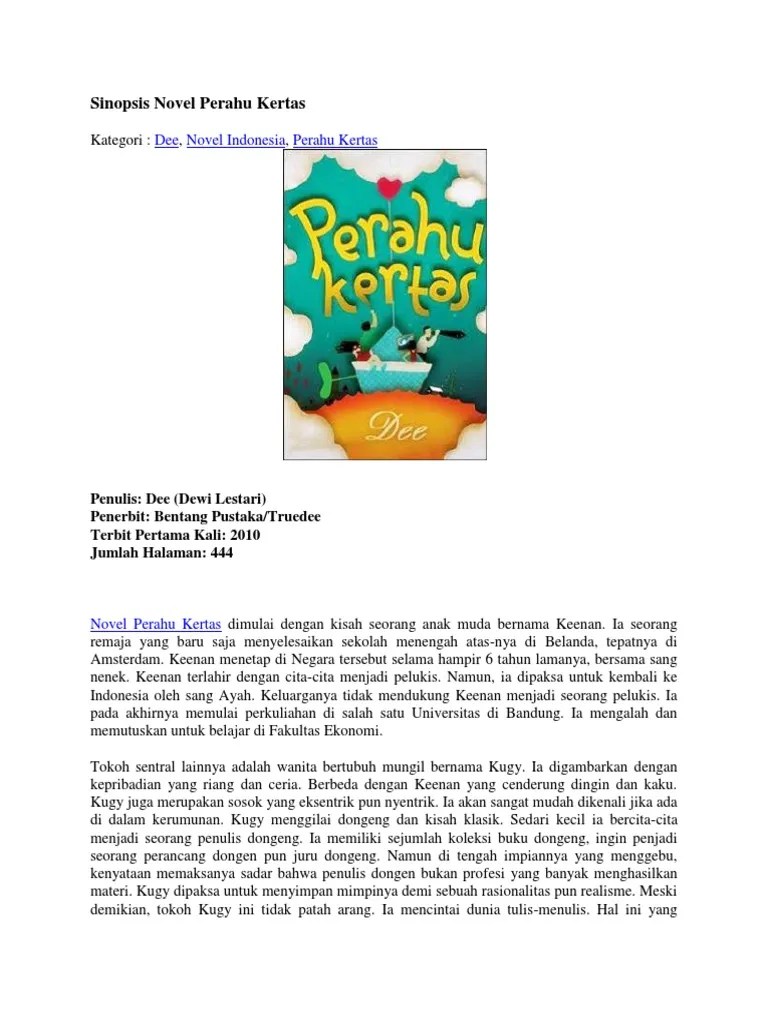 EBOOK NOVEL PERAHU KERTAS PDF