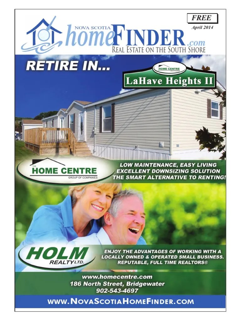 Nova Scotia Real Estate April Issue PDF Land Lot Kitchen