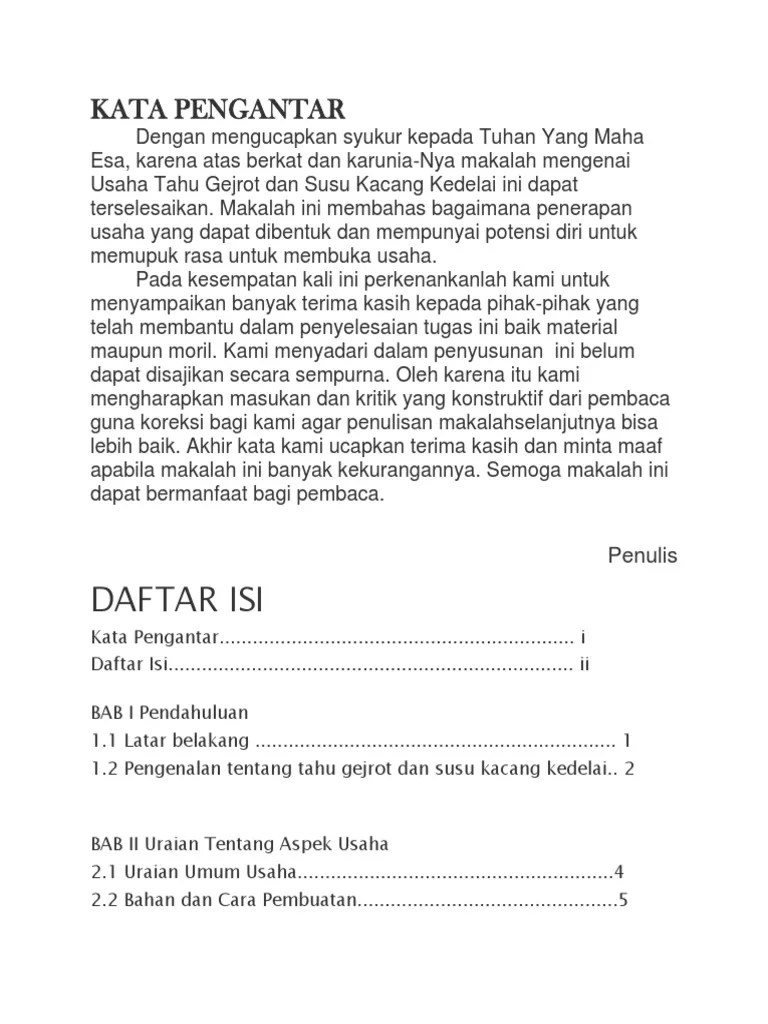 Contoh Laporan Praktikum Pembuatan Susu Kedelai Kumpulan