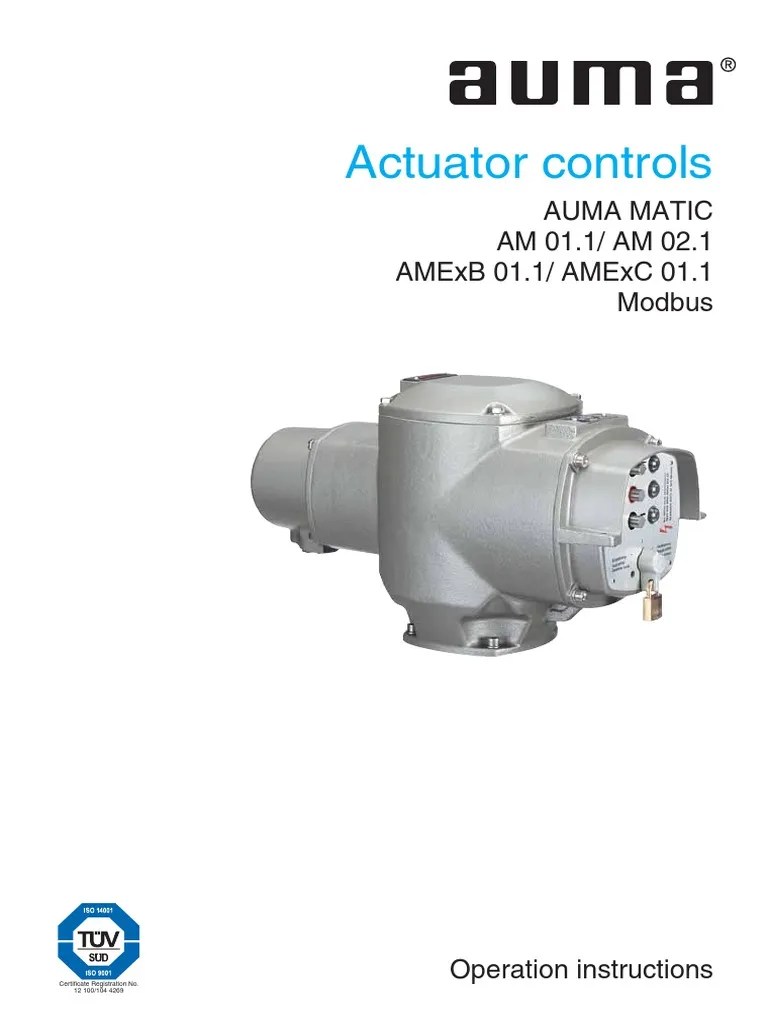 Manual AUMA MOV | Electrical Connector | Electromagnetic Interference
