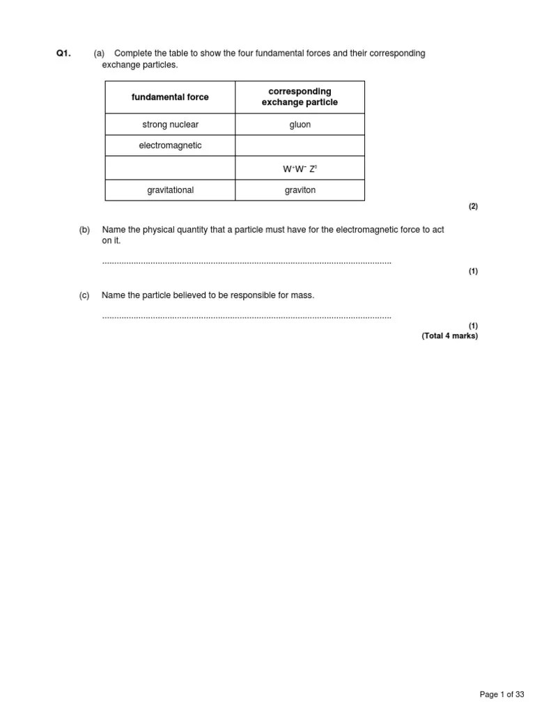 Physics Exampro Questions Electron Force