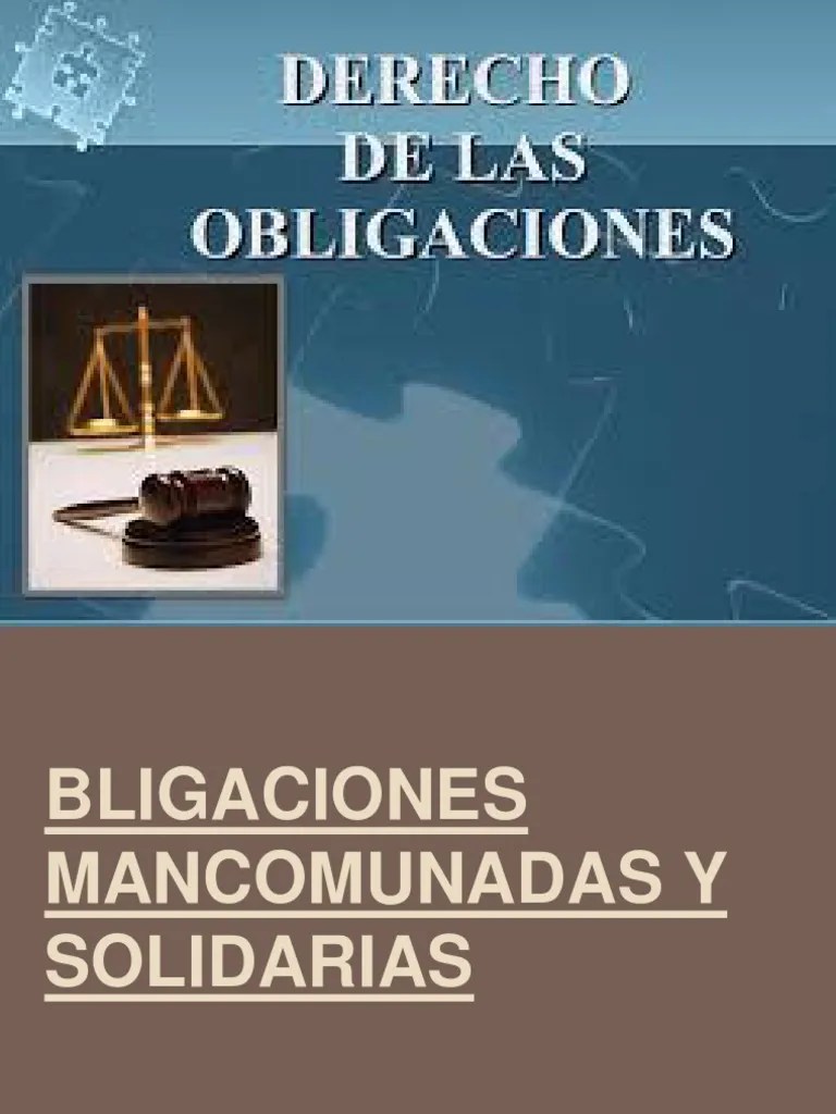 Obligaciones y Solidarias Pagos Estatuto de