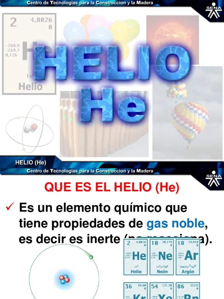 Exposicion Helio Helio Gases