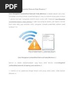 Mengatasi Gagal Koneksi LAN Di Windows 7 | PDF