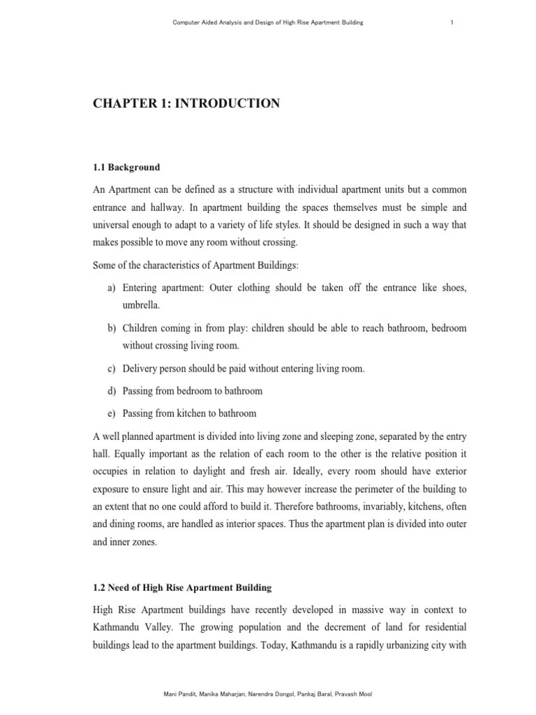 Civil Engineering Building Project Report Structural Analysis Stiffness