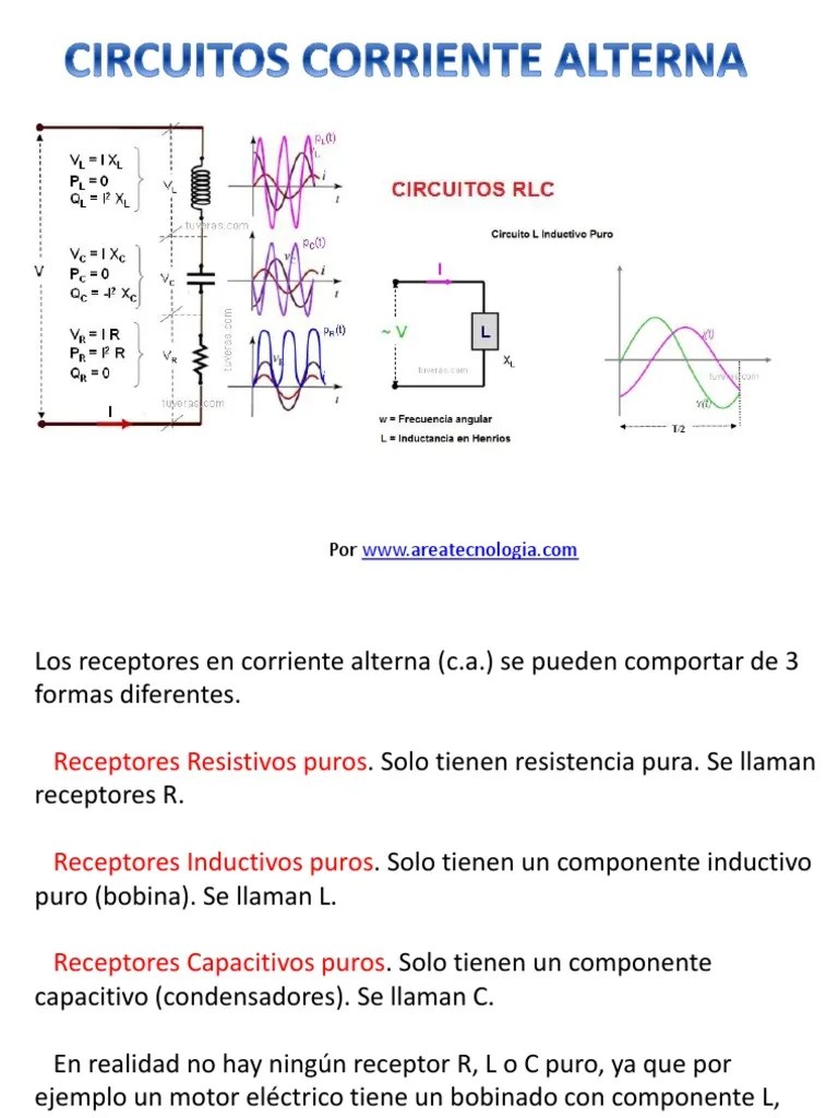 Circuitos Corriente Alterna Electric Power Alternating Current