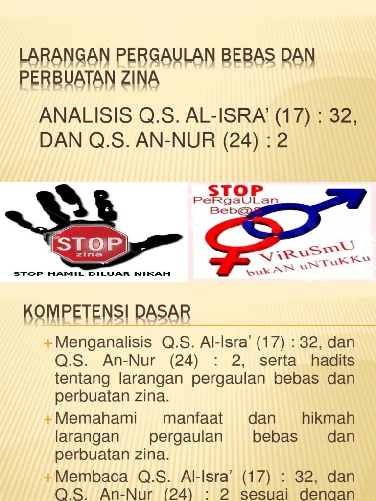 Makalah Zina Dan Pergaulan Bebas - Contoh Makalah