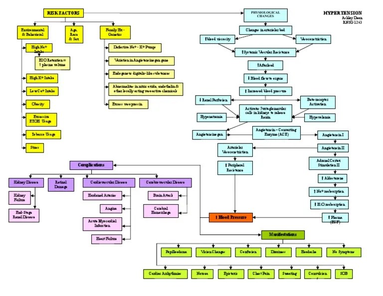 Hypertension Concept Map