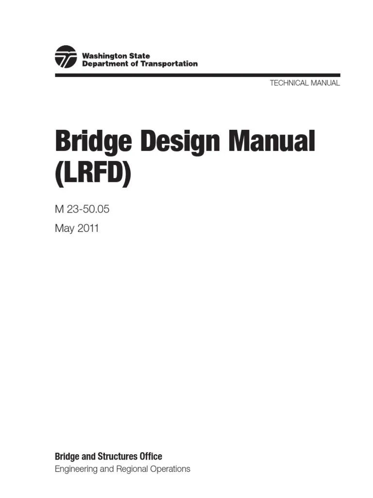 AASHTO Bridge Design Manual (LFRD) Americans With Disabilities Act Of