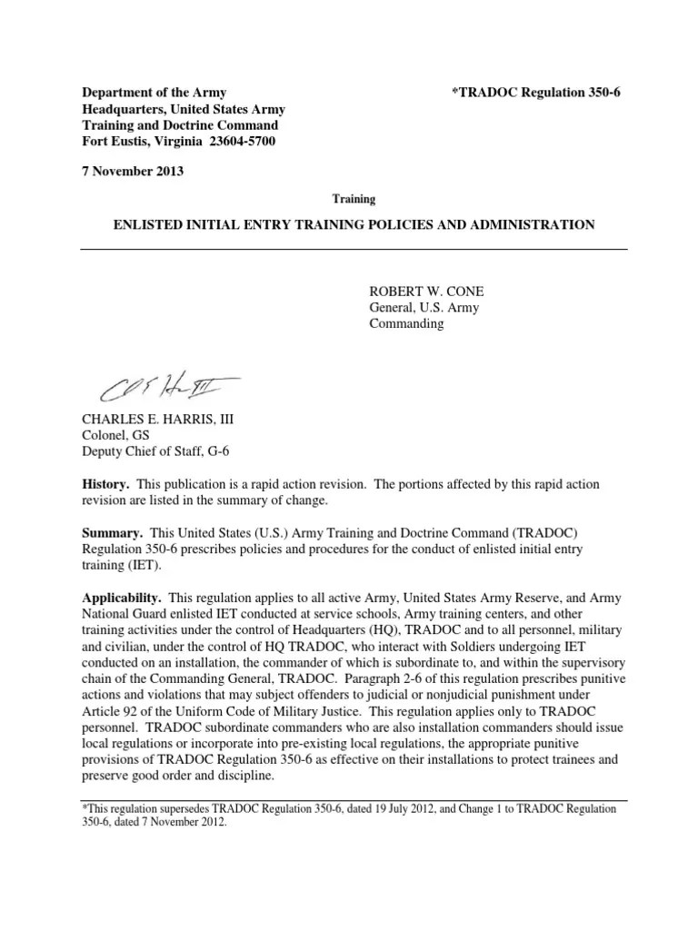 tr3506 Profession United States Army