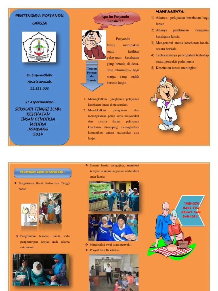 Leaflet Posyandu Lansia