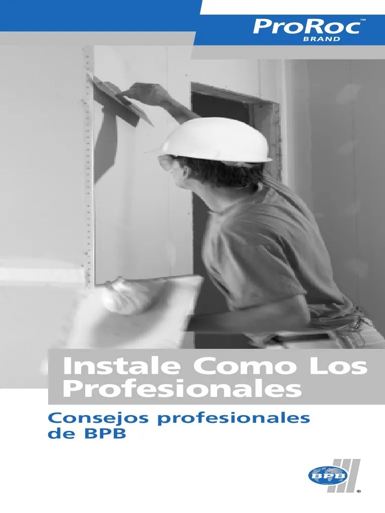 Instalacion de Gypsum.pdf Herramientas Cuchillo