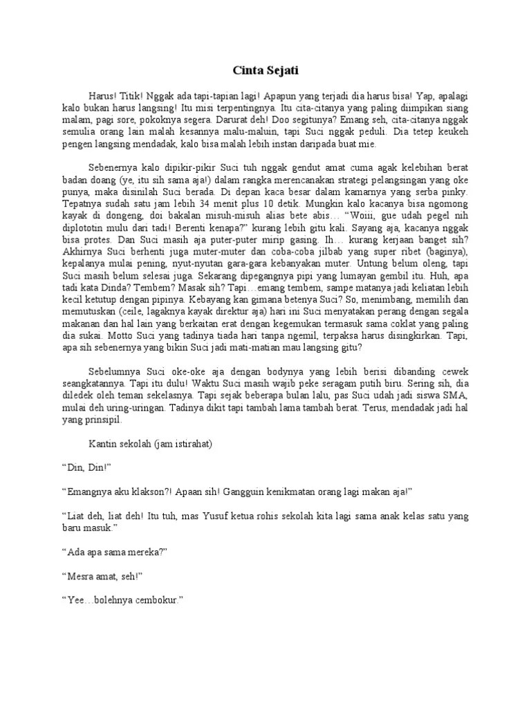 Sinopsis Cerpen Dan Unsur Intrinsiknya – Mudah