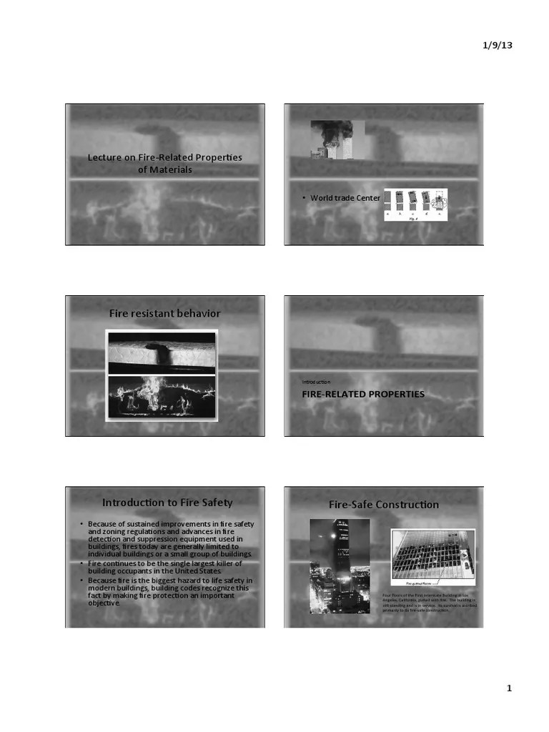 Fire Safety in Building Design and Construction: A Comprehensive Review