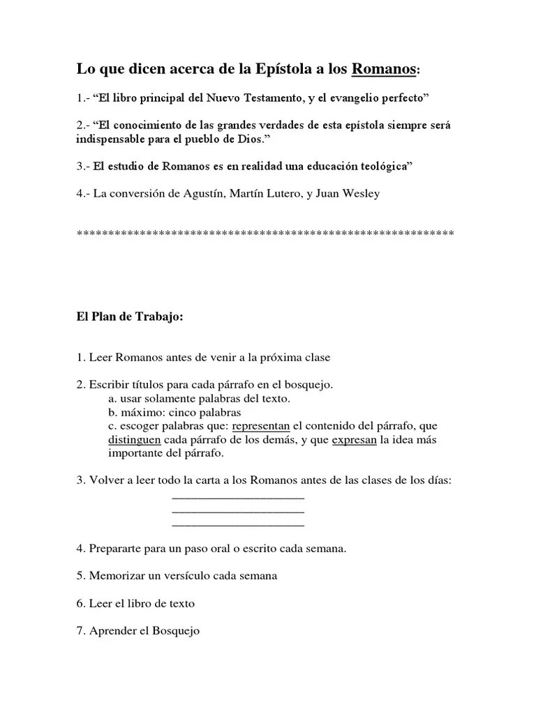 [Get 26+] Bosquejo Del Libro De Romanos