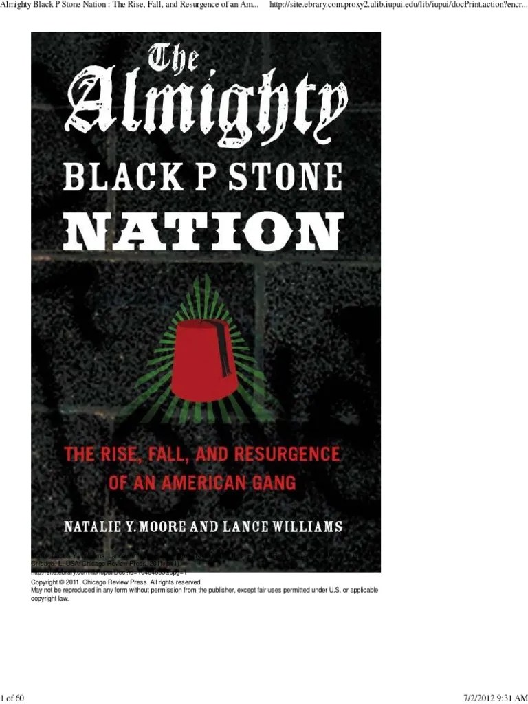 Almighty Black P Stone Nation the Rise Fall and Resurgence