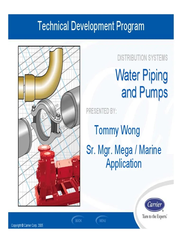 Chilled Water System Valve Pump