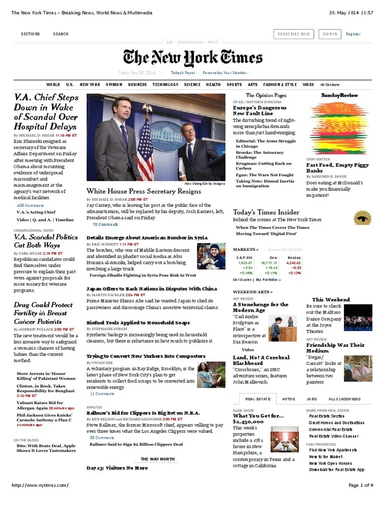 The New York Times Breaking News, World News & Multimedia The New(03)