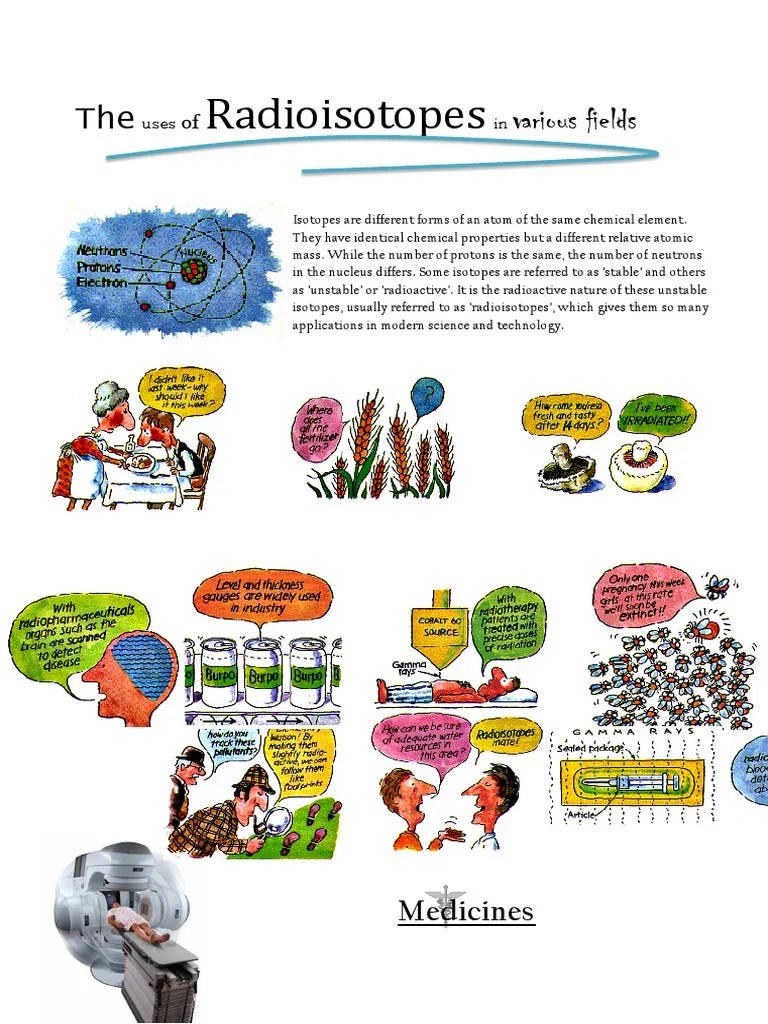 The Uses of Radioisotopes PDF Radioactive Tracer Radionuclide