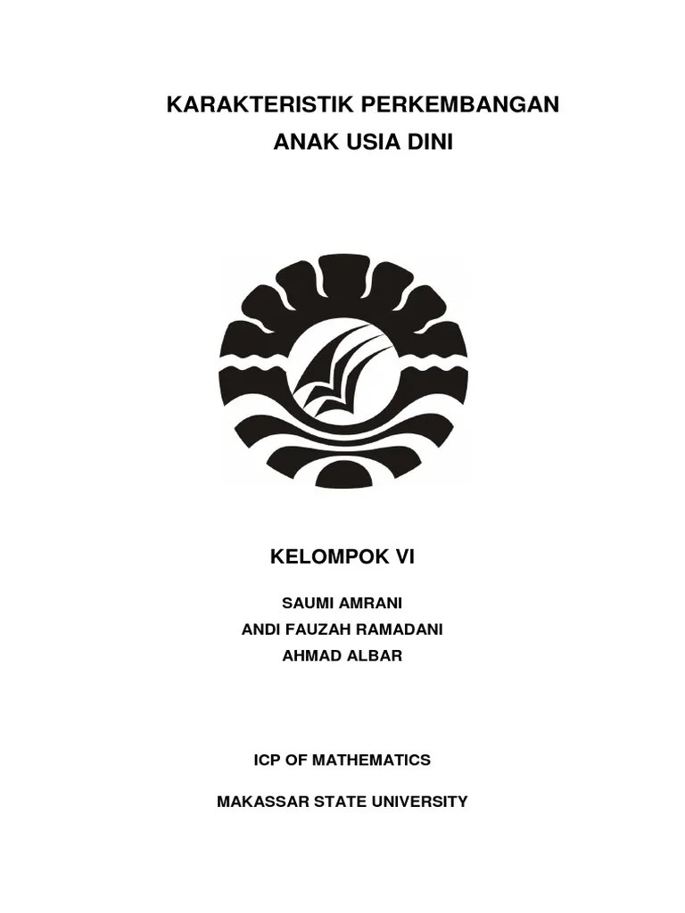 Karakteristik Perkembangan Anak Usia Dini